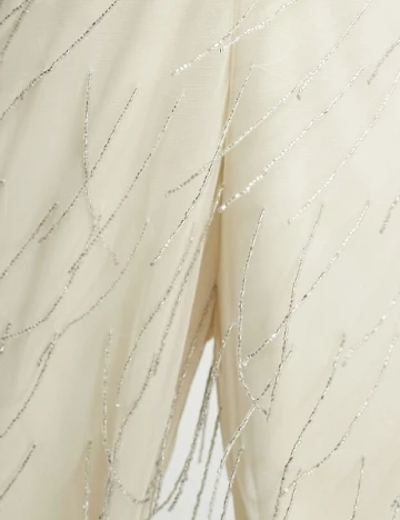 Salopeta LACE & BEADS, crem Crem