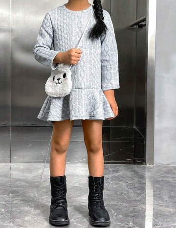 
						Rochie Shein Kids, gri