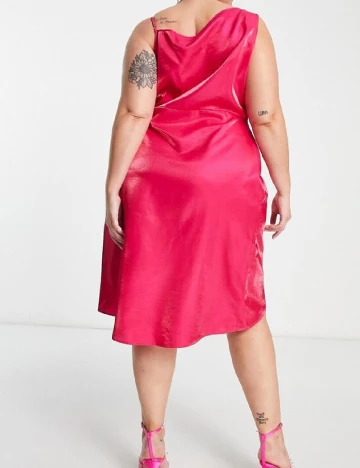 Rochie medie Urban Threads Plus Size, roz
