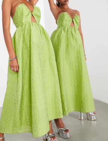 
						Rochie lunga ASOS, verde