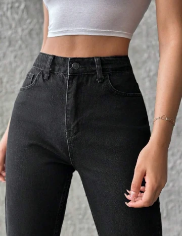 Blugi SHEIN, negru Negru