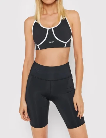 Bustiera sport Reebok, negru Negru