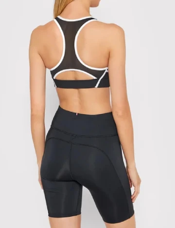 Bustiera sport Reebok, negru Negru
