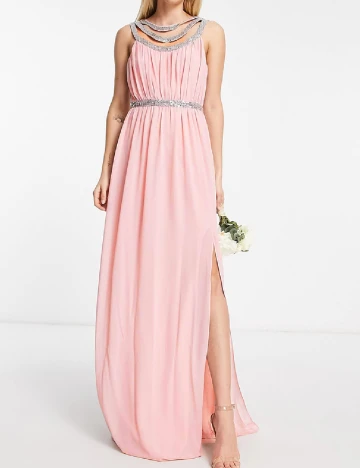 Rochie lunga TFNC London, roz