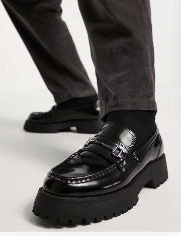 
						Mocasini ASOS, negru