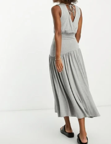Rochie medie ASOS, gri Gri