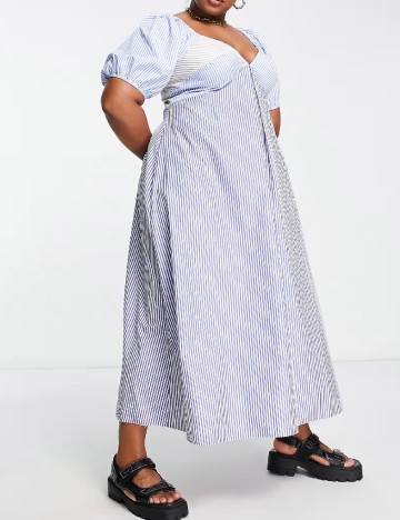 
						Rochie lunga ASOS Curve, albastru