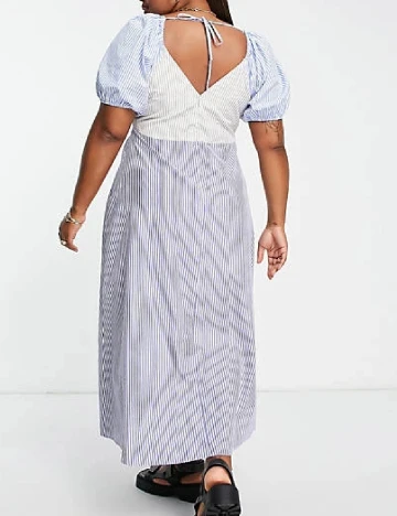 Rochie lunga ASOS Curve, albastru Albastru