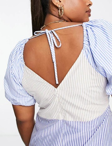 Rochie lunga ASOS Curve, albastru