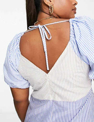 Rochie lunga ASOS Curve, albastru Albastru