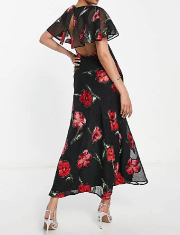 Rochie lunga ASOS, negru