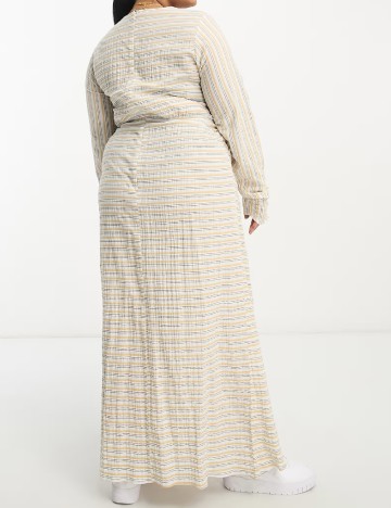 Rochie lunga ASOS Curve, mix culori