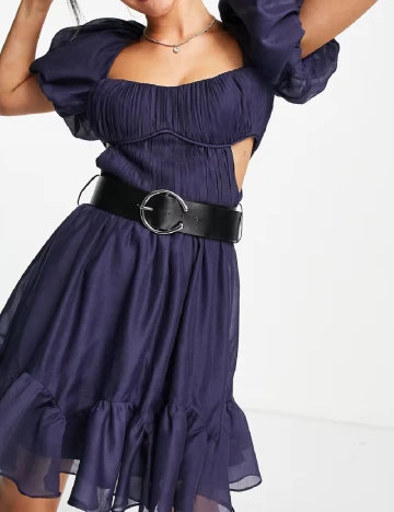 Rochie scurta ASOS, bleumarin