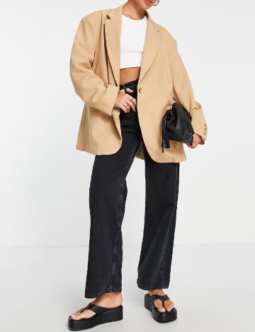 
						Sacou Oversize ASOS, crem