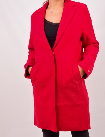 Palton Tommy Hilfiger, rosu, S