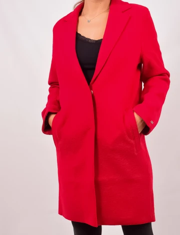 Palton Tommy Hilfiger, rosu, S