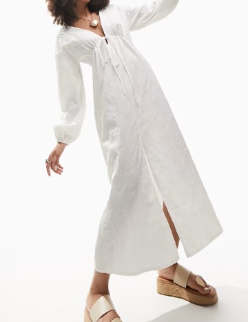 
						Rochie lunga ASOS, alb