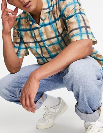 Camasa Oversize Topman, mix culori