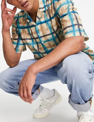 Camasa Oversize Topman, mix culori