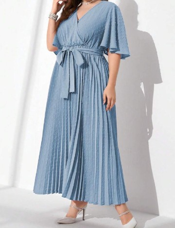 
						Rochie lunga SHEIN CURVE, albastru