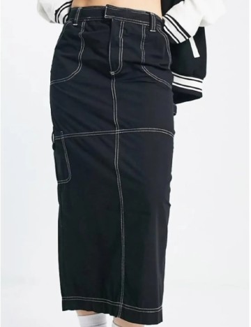 
						Fusta ASOS, negru