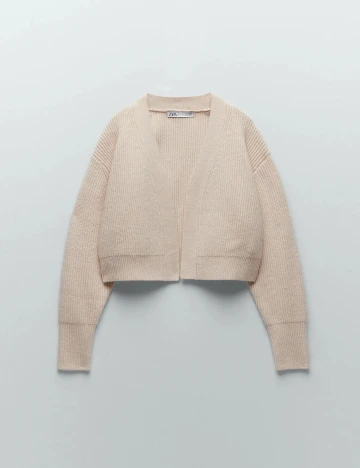 Cardigan Zara, crem, M Crem