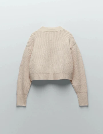 Cardigan Zara, crem, M Crem