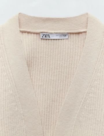 Cardigan Zara, crem, M Crem