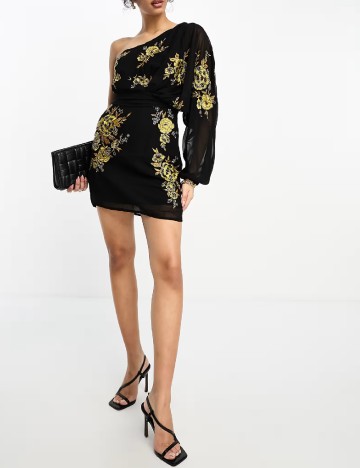 
						Rochie scurta ASOS, negru