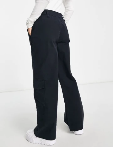 Pantaloni ASOS, bleumarin inchis