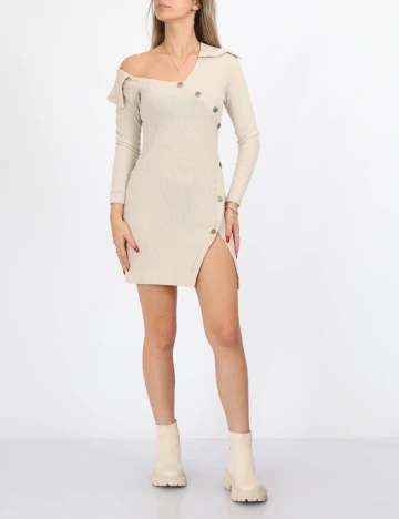 Rochie scurta ASOS, bej