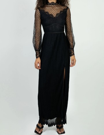 
						Rochie lunga TFNC London, negru