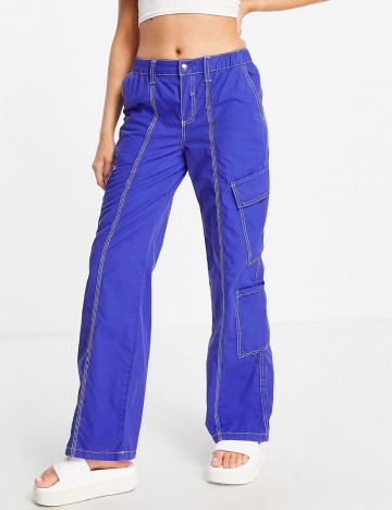 
						Pantaloni ASOS, albastru