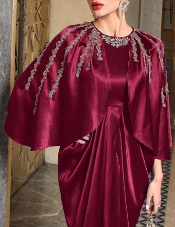 Rochie medie SHEIN, pruna