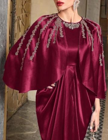 Rochie medie SHEIN, pruna