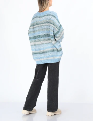 Pulover Oversize American Eagle, albastru