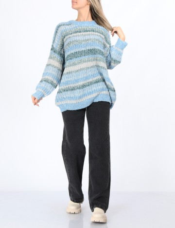 
						Pulover Oversize American Eagle, albastru