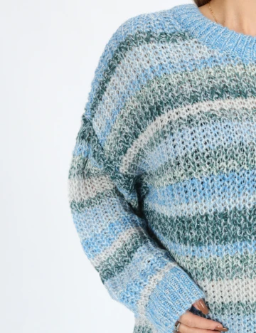 Pulover Oversize American Eagle, albastru
