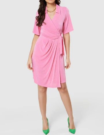 Rochie scurta Closet London, roz Roz
