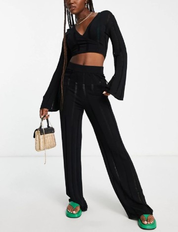 
						Pantaloni 4TH&Reckless, negru