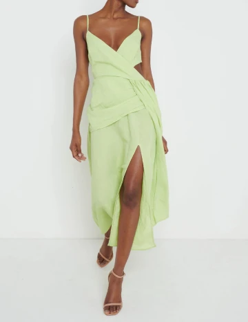 Rochie medie Pretty Lavish, verde