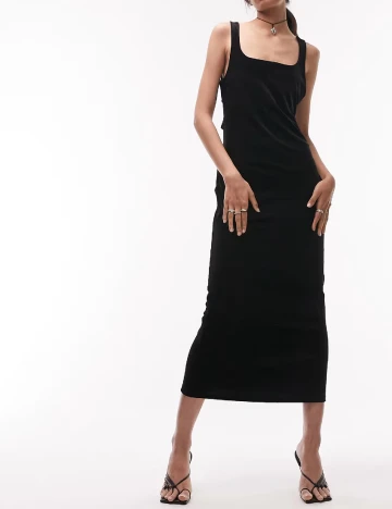 Rochie medie Top Shop, negru