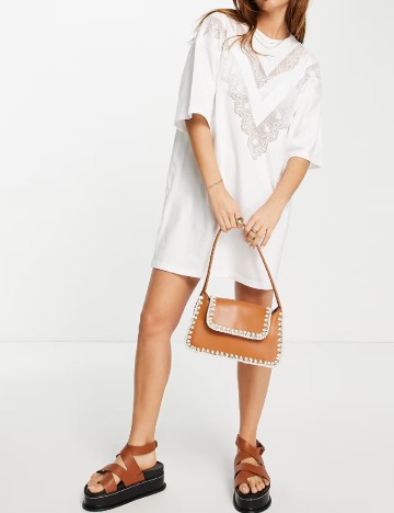 
						Rochie scurta Top Shop, alb