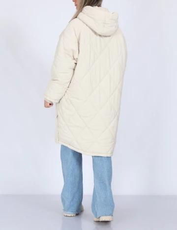 Geaca Pull&Bear, crem