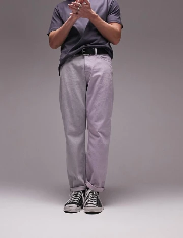 Blugi Topman, gri/roz