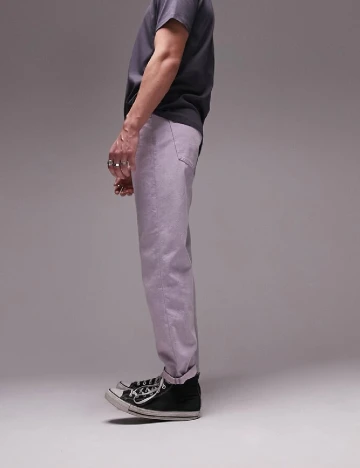 Blugi Topman, gri/roz