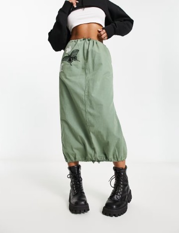 
						Fusta ASOS, verde