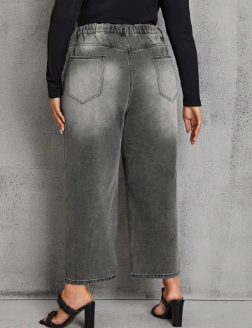 Blugi SHEIN CURVE, gri