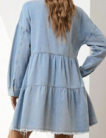 Rochie scurta SHEIN, bleu