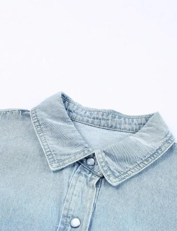 Rochie scurta SHEIN, bleu Albastru